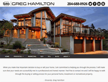 Tablet Screenshot of greghamilton.ca